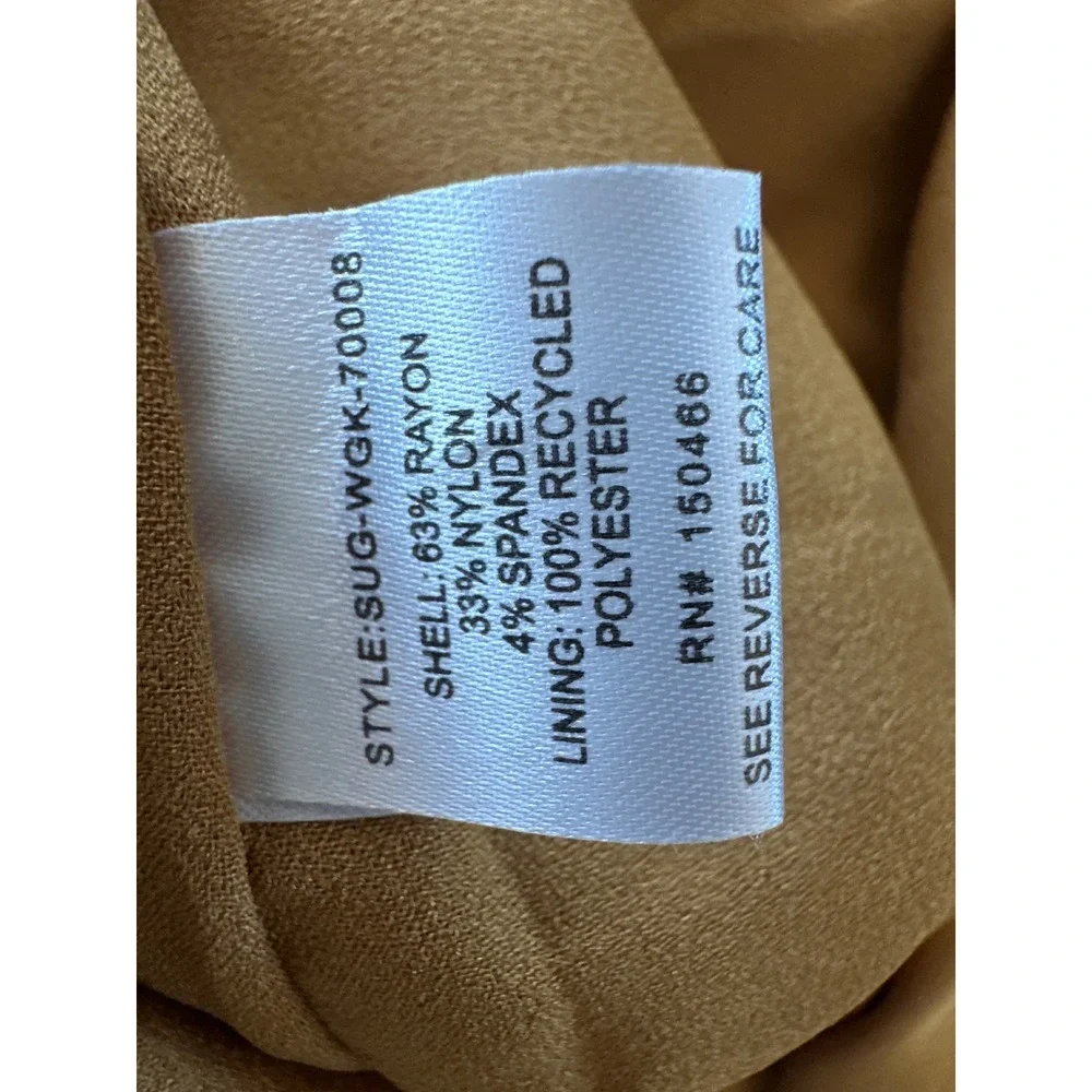 41 Hawthorn Mustard Yellow V-Neck‎ Cap Sleeve Sheath Dress XXL SUG-WGK-70008